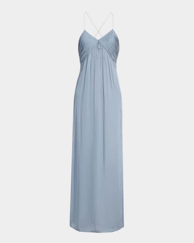 Ingrid Strappy Satin Dress